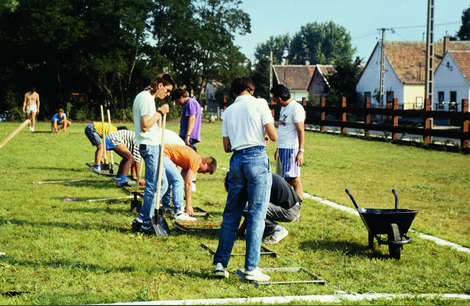 Deutsch ungarische Jugendbegegnung in Ungarn 1990